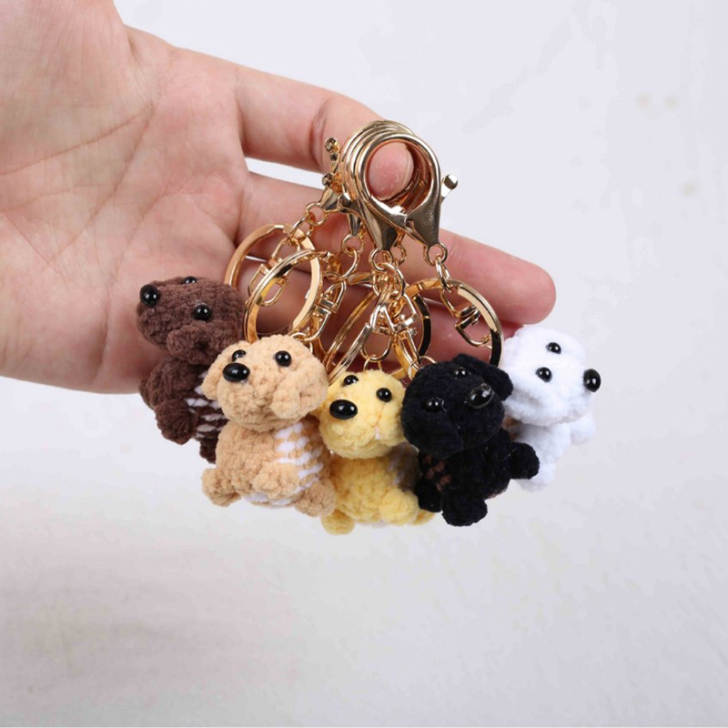 Pet Supplies Wholesale - Chaveiros de Crochê Série Mini Cachorrinho: