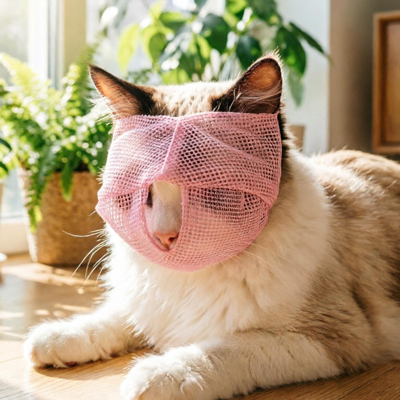 Pet Supplies Vet - Muzzle para Gatos em Malha Respirável