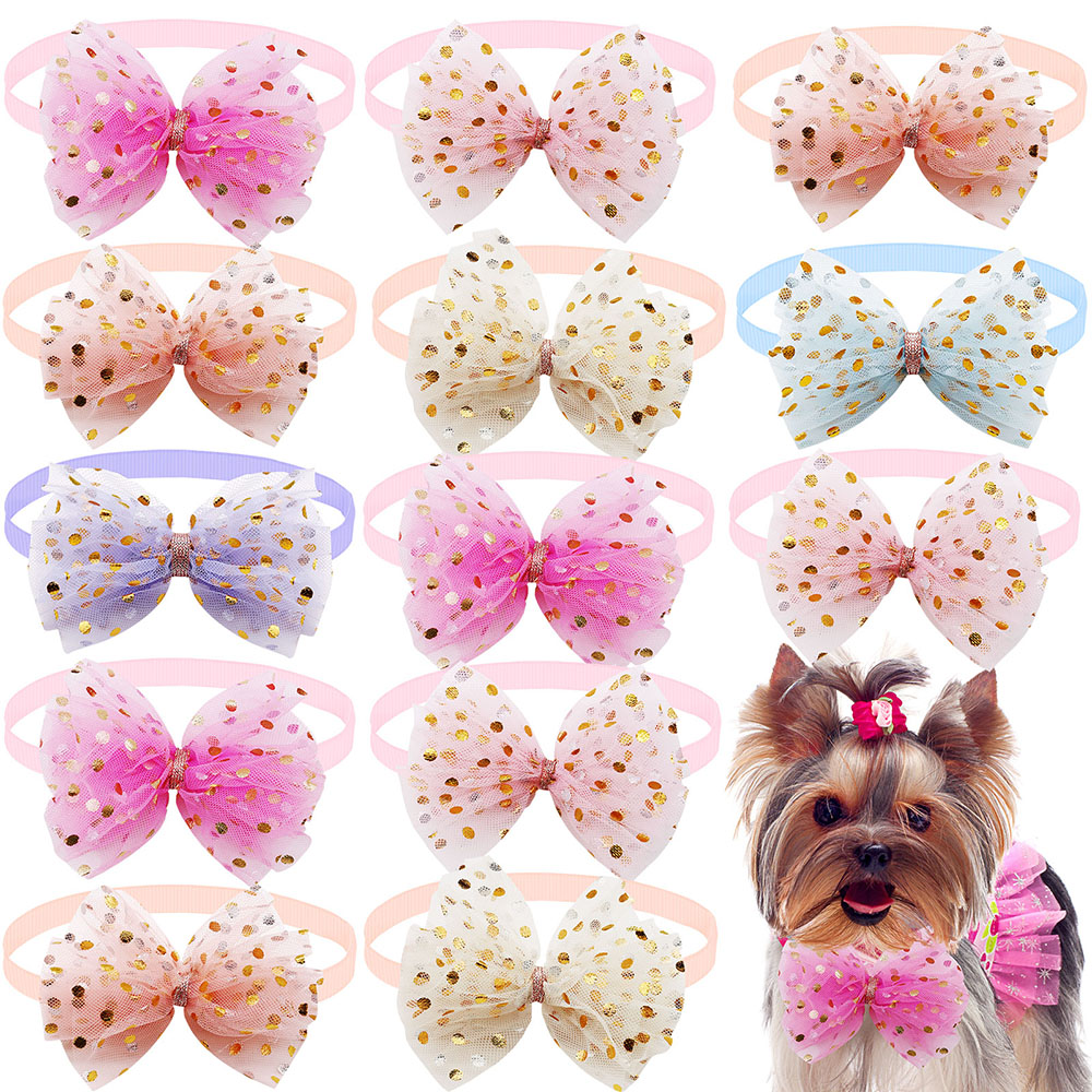 Pet Supplies In Bulk - 50 pçs rendas grandes arcos para