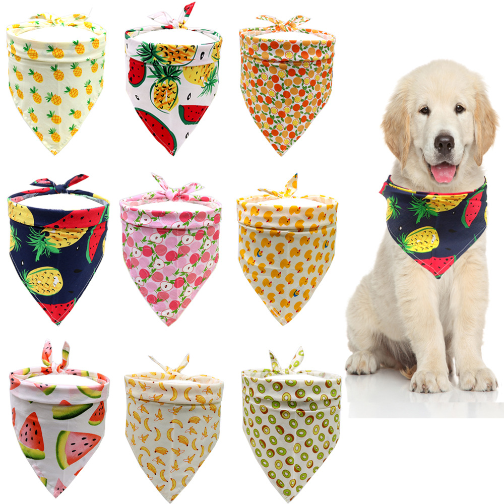 Pet Supplies Wholesale - Lenço triangular de algodão para cães,