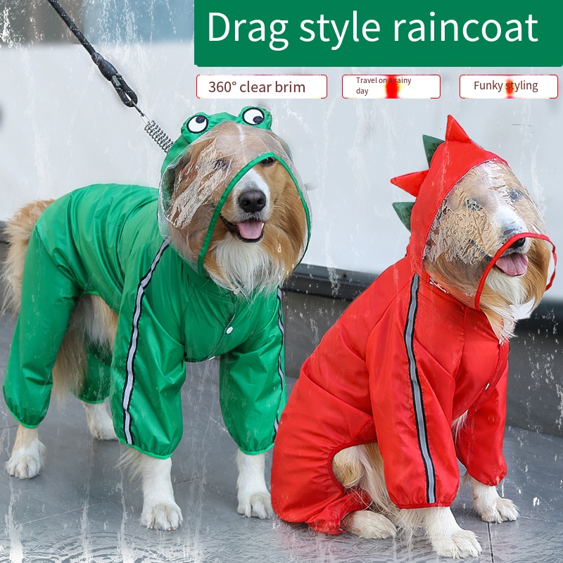 Dog Raincoat - Capa de chuva para cães, à