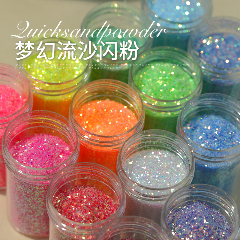 Pet Supplies In Bulk - A granel iridescente Glitter Prego Pó,