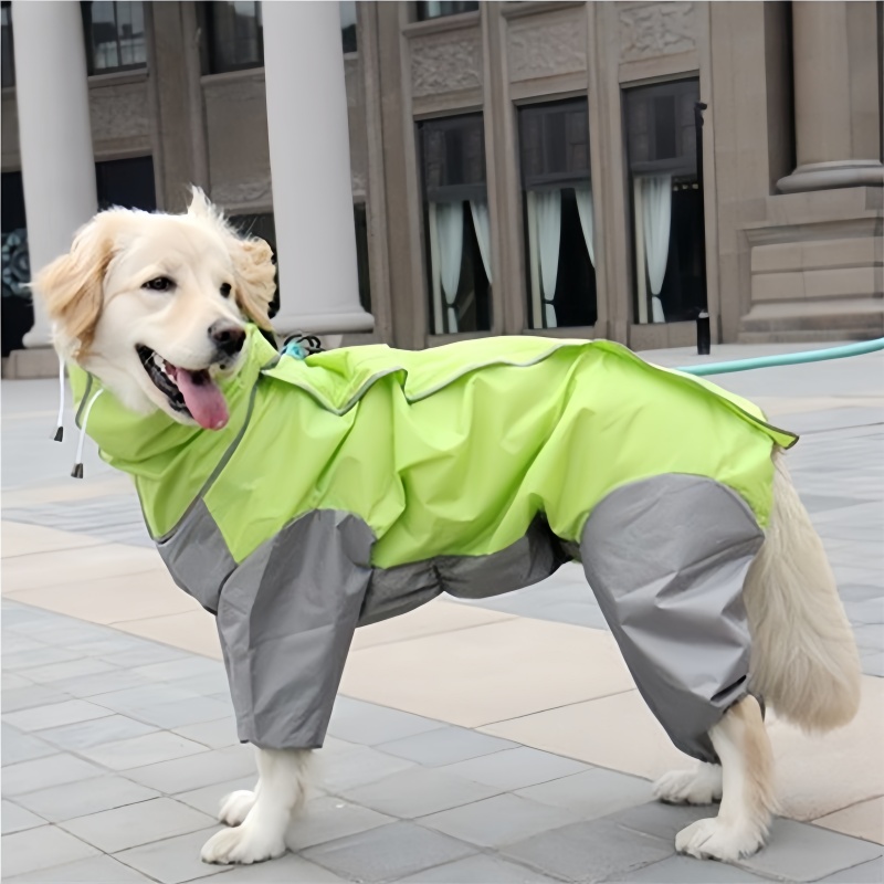 Capa de chuva para cães ao ar  - Dog Raincoat avaliação e preço