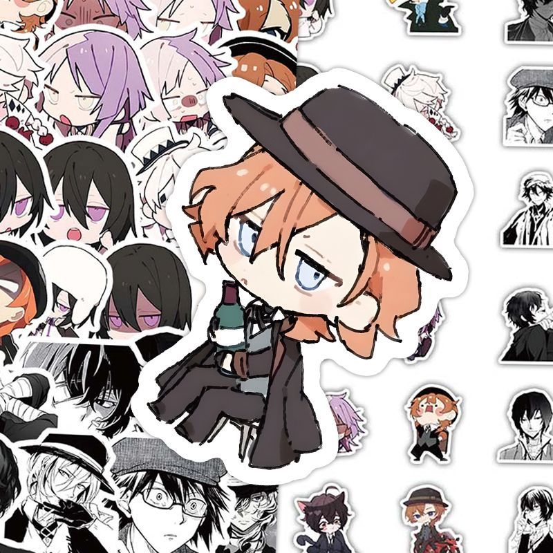 Adesivos fofos de anime Bungo  - Pet Supplies Wholesale avaliação e preço
