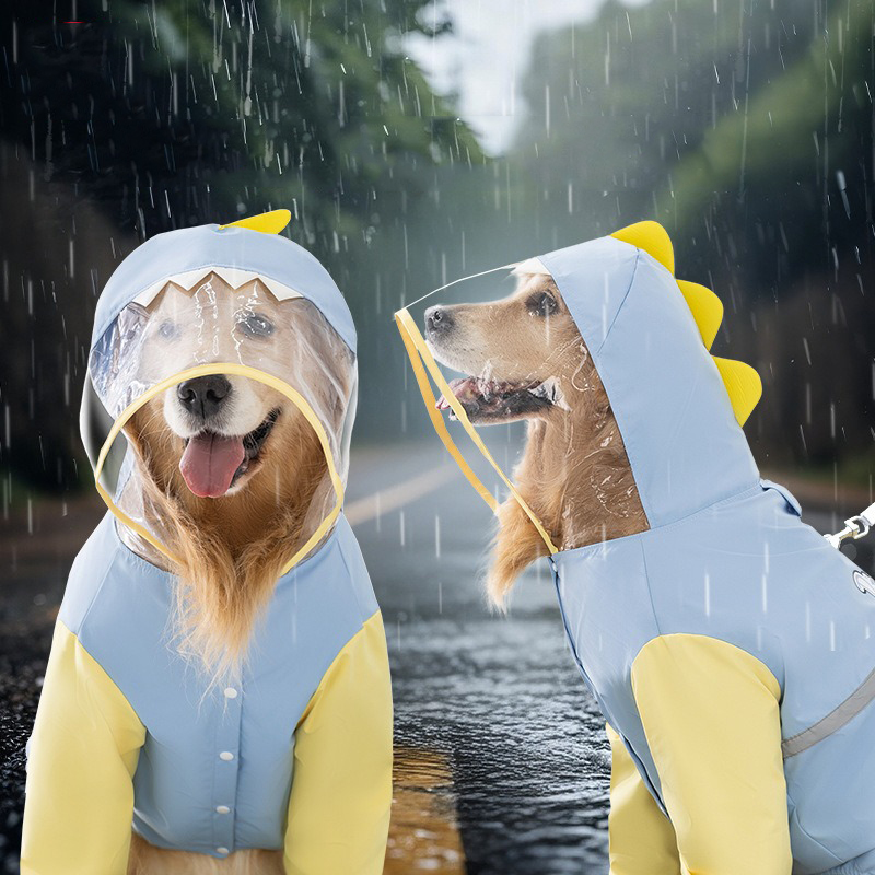 Capa de chuva grande para cach - Dog Raincoat avaliação e preço