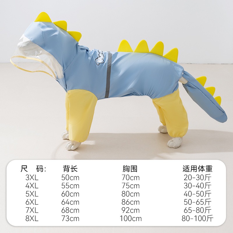 Capa de chuva grande para cach - Dog Raincoat avaliação e preço