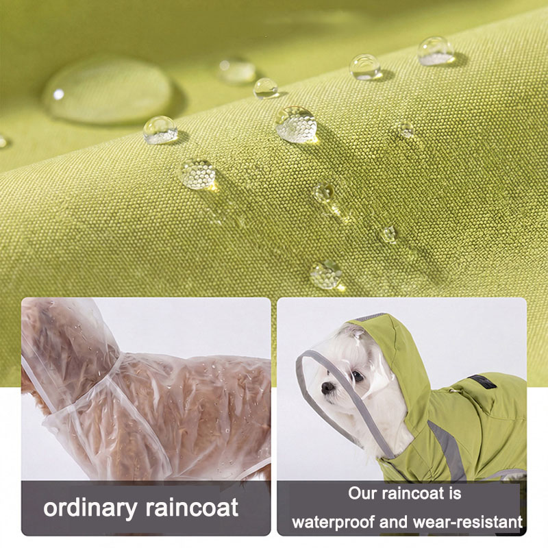 Capa de chuva impermeável para - Dog Raincoat avaliação e preço