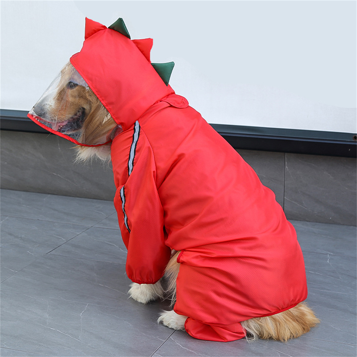 Capa de chuva para cães, à pro - Dog Raincoat avaliação e preço