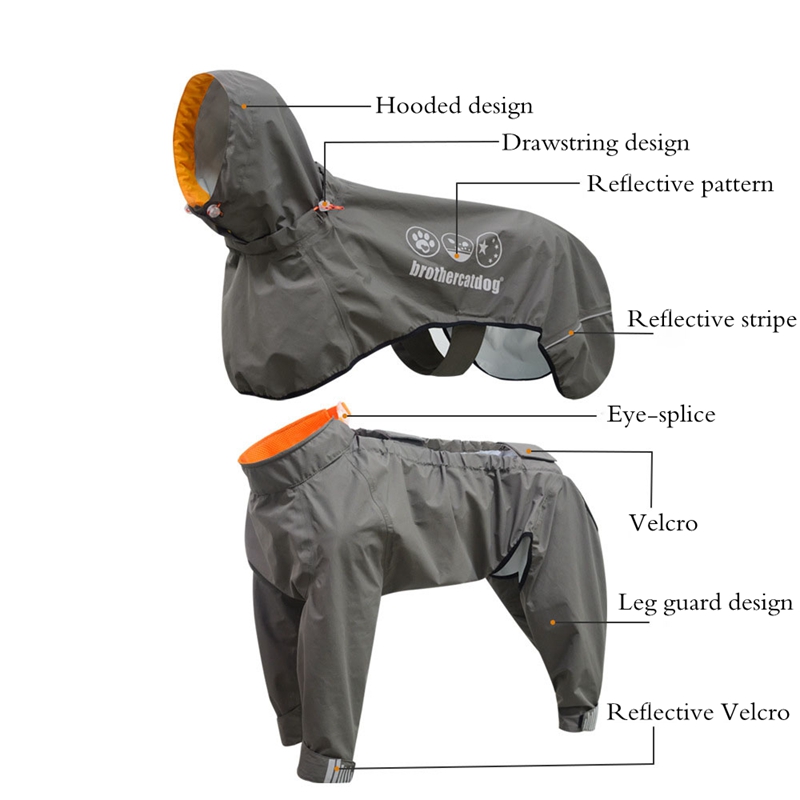 Capa de chuva para cães, à pro - Dog Raincoat avaliação e preço