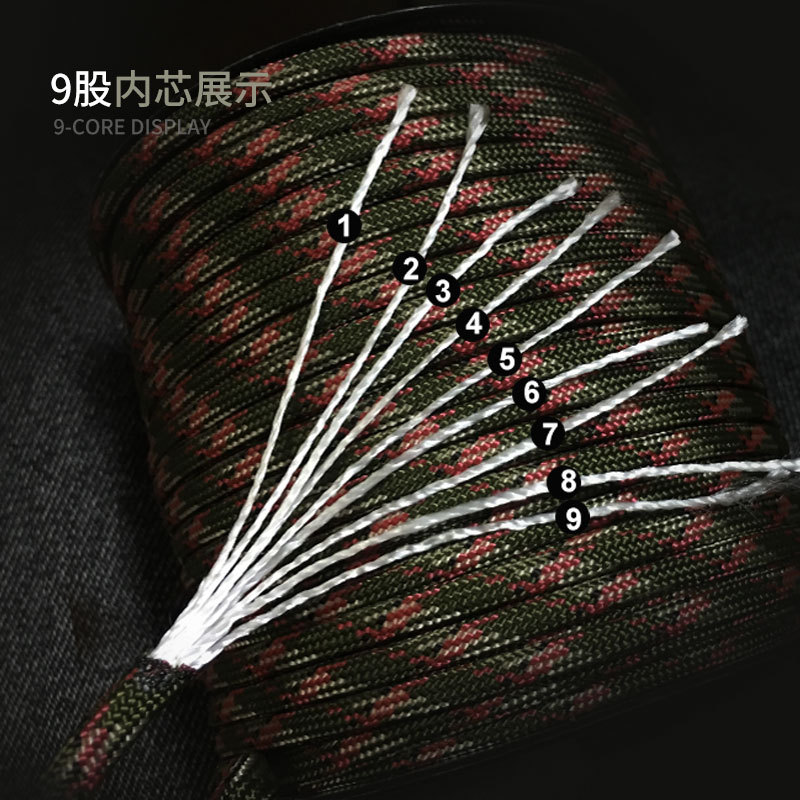 Paracord militar 50/100m 550,  - Dog Raincoat avaliação e preço